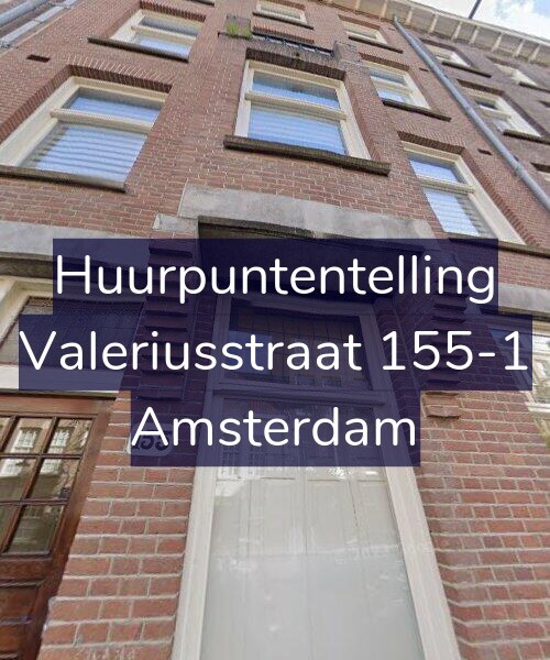 Foto gevel Huurpuntentelling voor Valeriusstraat 155-1, Amsterdam