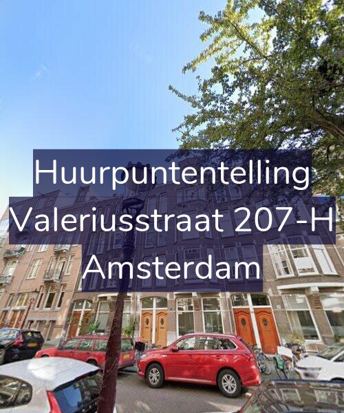 Foto gevel Huurpuntentelling voor Valeriusstraat 207-H, Amsterdam