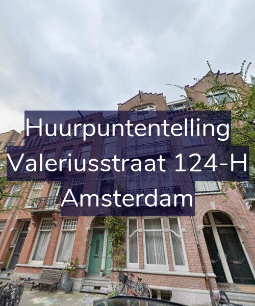 Foto gevel Huurpuntentelling voor Valeriusstraat 124-H, Amsterdam