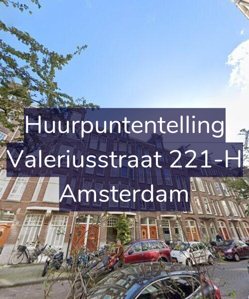 Foto gevel Huurpuntentelling voor Valeriusstraat 221-H, Amsterdam