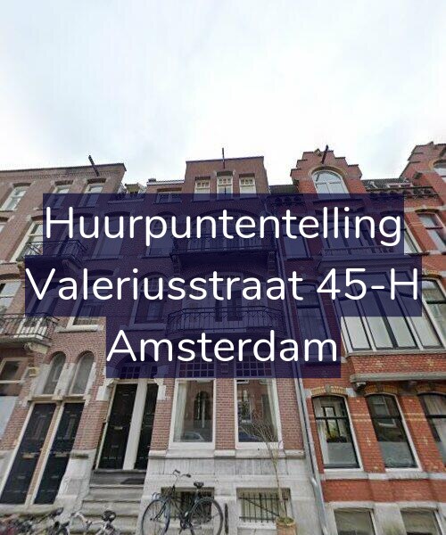 Foto gevel Huurpuntentelling voor Valeriusstraat 45-H, Amsterdam