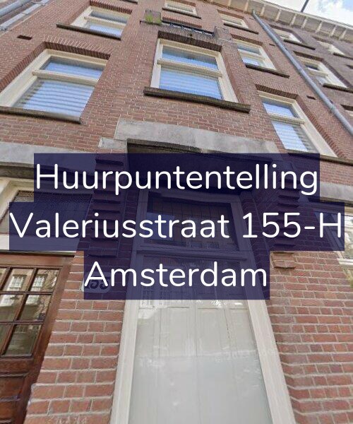 Foto gevel Huurpuntentelling voor Valeriusstraat 155-H, Amsterdam