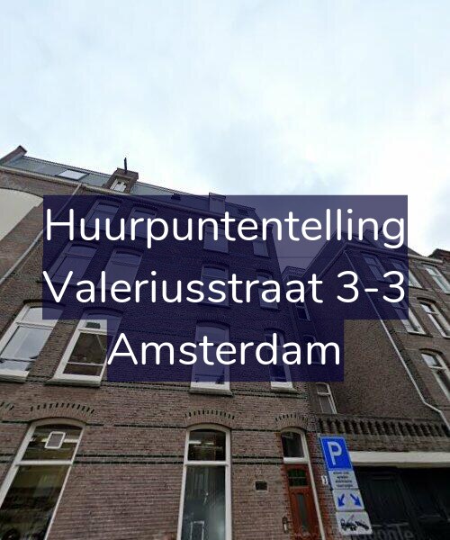 Foto gevel Huurpuntentelling voor Valeriusstraat 3-3, Amsterdam
