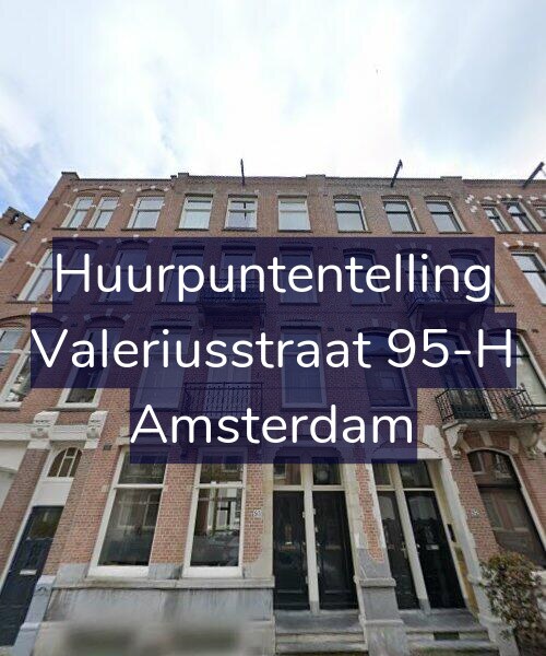 Foto gevel Huurpuntentelling voor Valeriusstraat 95-H, Amsterdam