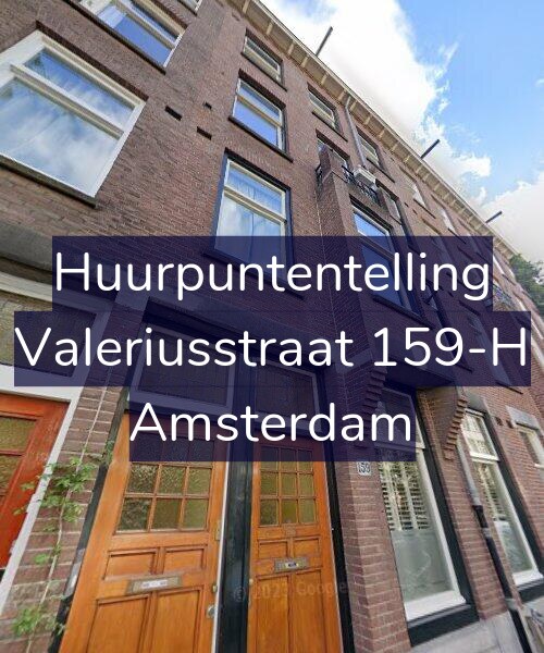 Foto gevel Huurpuntentelling voor Valeriusstraat 159-H, Amsterdam