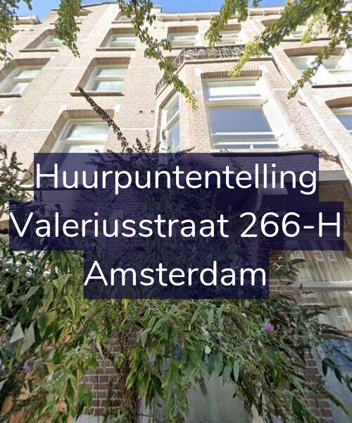 Foto gevel Huurpuntentelling voor Valeriusstraat 266-H, Amsterdam
