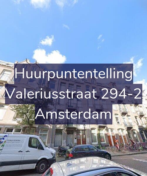 Foto gevel Huurpuntentelling voor Valeriusstraat 294-2, Amsterdam