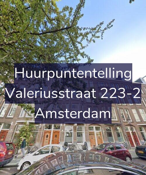 Foto gevel Huurpuntentelling voor Valeriusstraat 223-2, Amsterdam