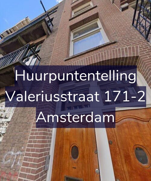 Foto gevel Huurpuntentelling voor Valeriusstraat 171-2, Amsterdam