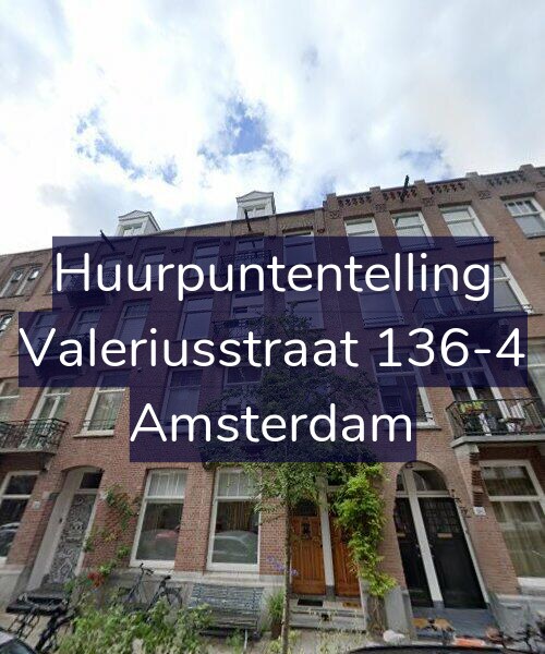 Foto gevel Huurpuntentelling voor Valeriusstraat 136-4, Amsterdam