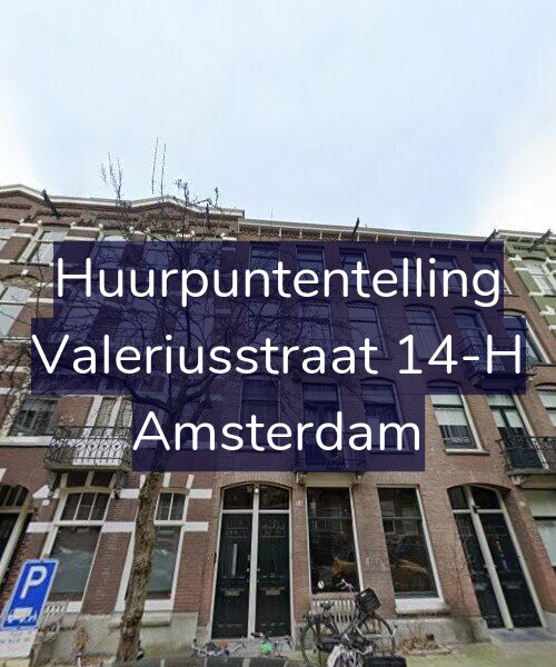 Foto gevel Huurpuntentelling voor Valeriusstraat 14-H, Amsterdam