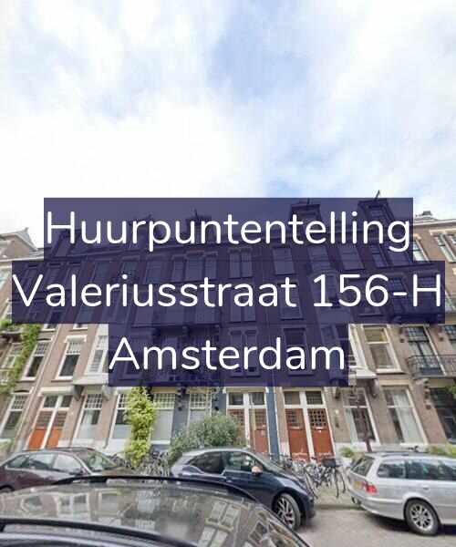 Foto gevel Huurpuntentelling voor Valeriusstraat 156-H, Amsterdam