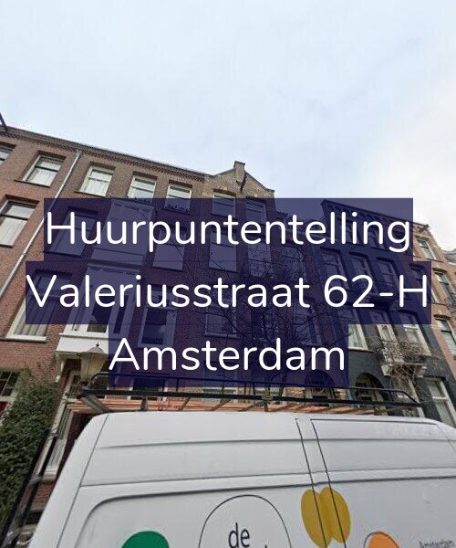 Foto gevel Huurpuntentelling voor Valeriusstraat 62-H, Amsterdam