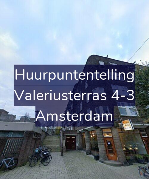 Foto gevel Huurpuntentelling voor Valeriusterras 4-3, Amsterdam