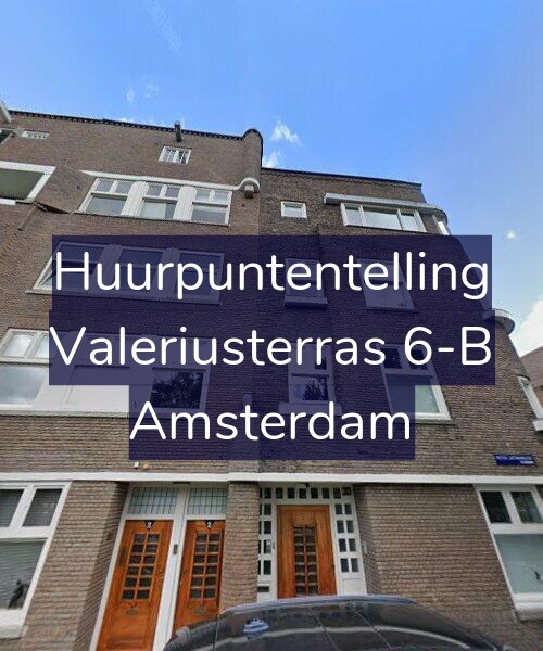 Foto gevel Huurpuntentelling voor Valeriusterras 6-B, Amsterdam