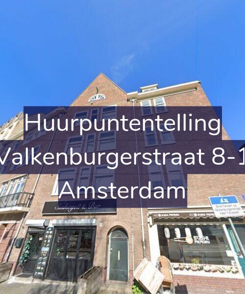 Foto gevel Huurpuntentelling voor Valkenburgerstraat 8-1, Amsterdam