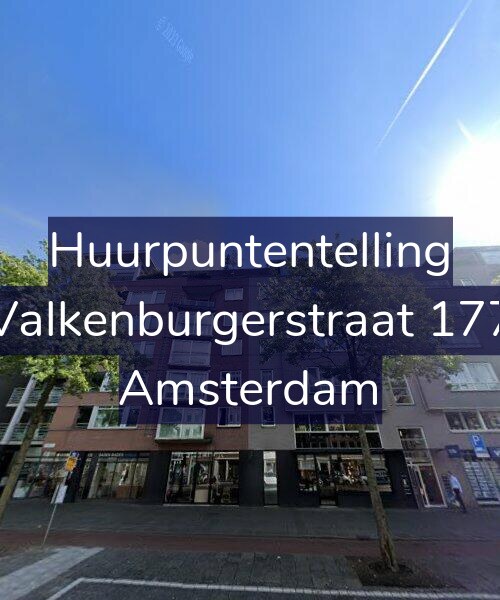 Foto gevel Huurpuntentelling voor Valkenburgerstraat 177, Amsterdam