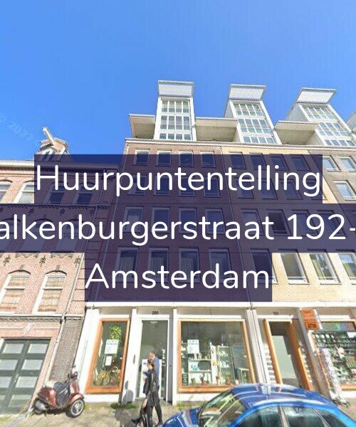 Foto gevel Huurpuntentelling voor Valkenburgerstraat 192-A, Amsterdam