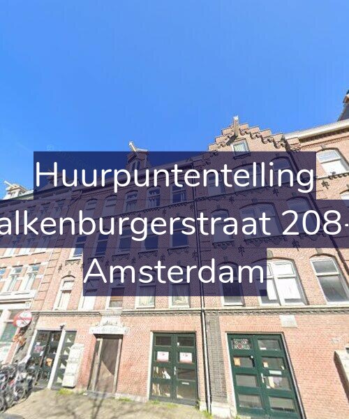 Foto gevel Huurpuntentelling voor Valkenburgerstraat 208-2, Amsterdam