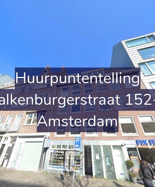 Foto gevel Huurpuntentelling voor Valkenburgerstraat 152-3, Amsterdam