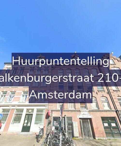 Foto gevel Huurpuntentelling voor Valkenburgerstraat 210-3, Amsterdam