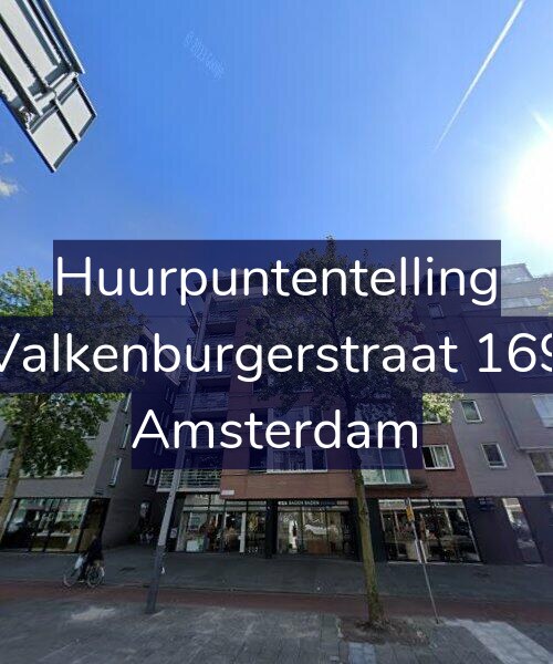 Foto gevel Huurpuntentelling voor Valkenburgerstraat 169, Amsterdam