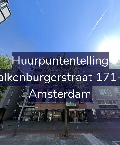 Foto gevel Huurpuntentelling voor Valkenburgerstraat 171-A, Amsterdam