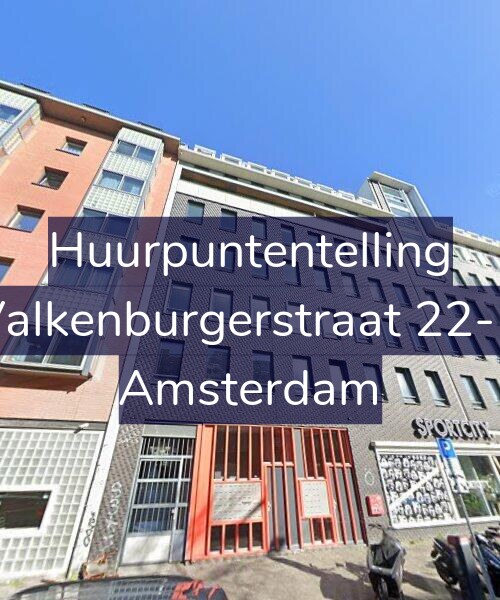 Foto gevel Huurpuntentelling voor Valkenburgerstraat 22-B, Amsterdam