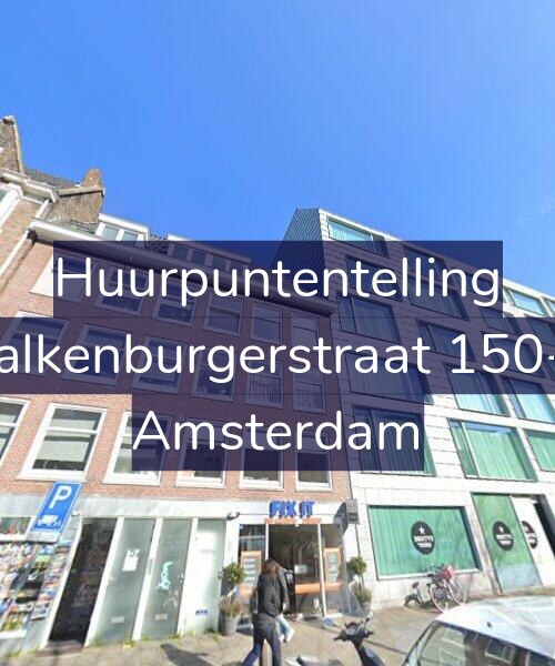 Foto gevel Huurpuntentelling voor Valkenburgerstraat 150-4, Amsterdam