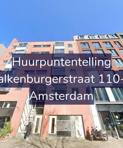 Foto gevel Huurpuntentelling voor Valkenburgerstraat 110-A, Amsterdam