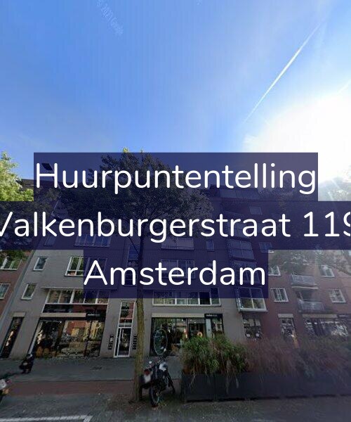 Foto gevel Huurpuntentelling voor Valkenburgerstraat 119, Amsterdam