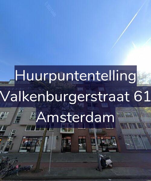 Foto gevel Huurpuntentelling voor Valkenburgerstraat 61, Amsterdam