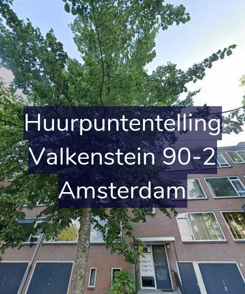 Foto gevel Huurpuntentelling voor Valkenstein 90-2, Amsterdam