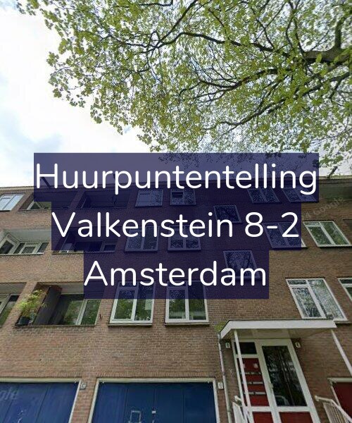 Foto gevel Huurpuntentelling voor Valkenstein 8-2, Amsterdam