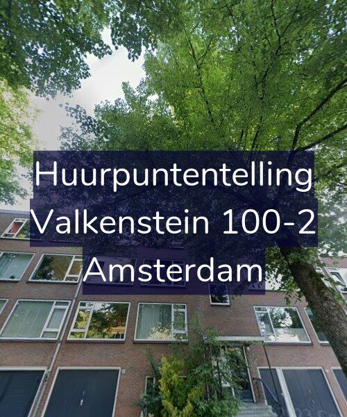 Foto gevel Huurpuntentelling voor Valkenstein 100-2, Amsterdam