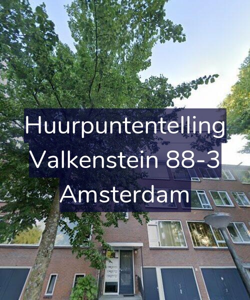 Foto gevel Huurpuntentelling voor Valkenstein 88-3, Amsterdam