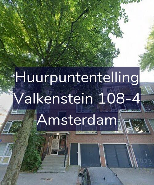 Foto gevel Huurpuntentelling voor Valkenstein 108-4, Amsterdam