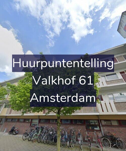 Foto gevel Huurpuntentelling voor Valkhof 61, Amsterdam