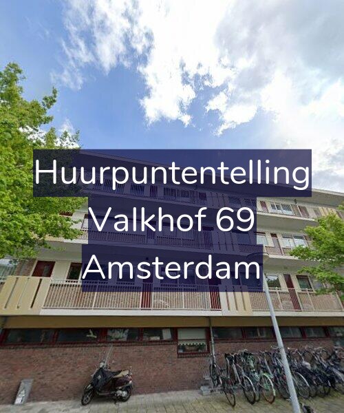 Foto gevel Huurpuntentelling voor Valkhof 69, Amsterdam