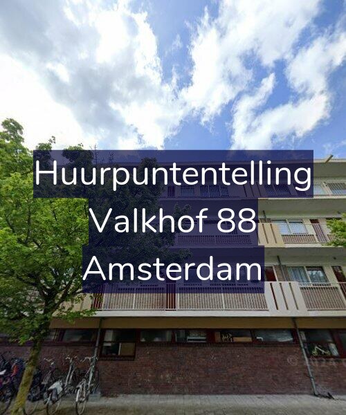 Foto gevel Huurpuntentelling voor Valkhof 88, Amsterdam