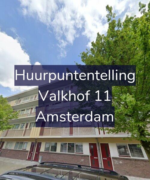 Foto gevel Huurpuntentelling voor Valkhof 11, Amsterdam