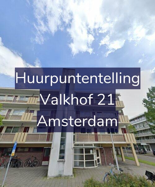 Foto gevel Huurpuntentelling voor Valkhof 21, Amsterdam