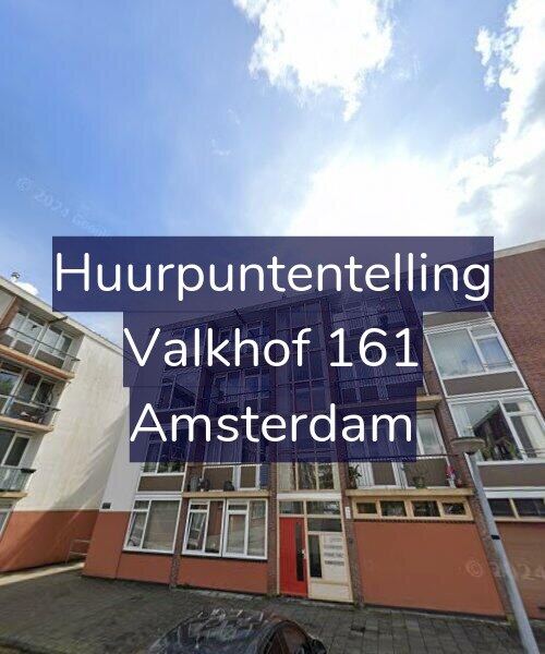 Foto gevel Huurpuntentelling voor Valkhof 161, Amsterdam