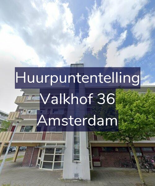 Foto gevel Huurpuntentelling voor Valkhof 36, Amsterdam