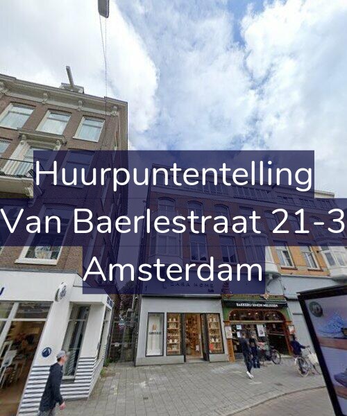 Foto gevel Huurpuntentelling voor Van Baerlestraat 21-3, Amsterdam