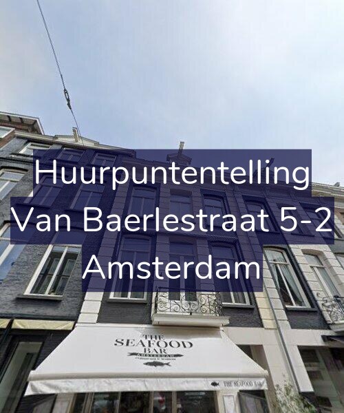 Foto gevel Huurpuntentelling voor Van Baerlestraat 5-2, Amsterdam