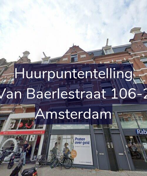 Foto gevel Huurpuntentelling voor Van Baerlestraat 106-2, Amsterdam