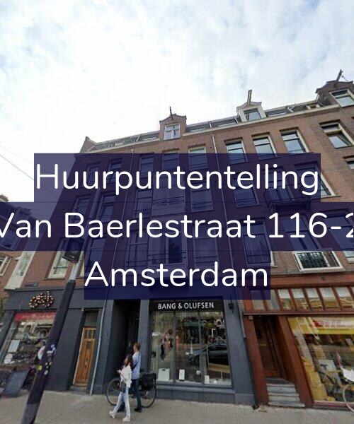 Foto gevel Huurpuntentelling voor Van Baerlestraat 116-2, Amsterdam