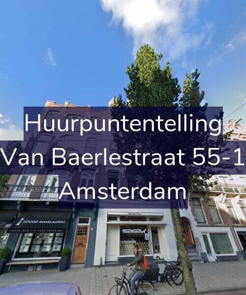 Foto gevel Huurpuntentelling voor Van Baerlestraat 55-1, Amsterdam