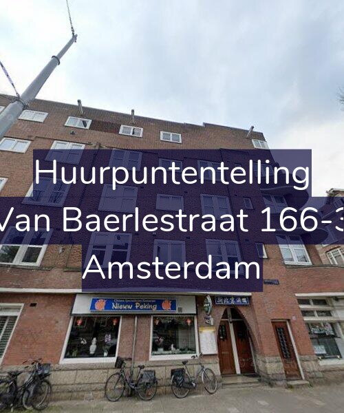 Foto gevel Huurpuntentelling voor Van Baerlestraat 166-3, Amsterdam